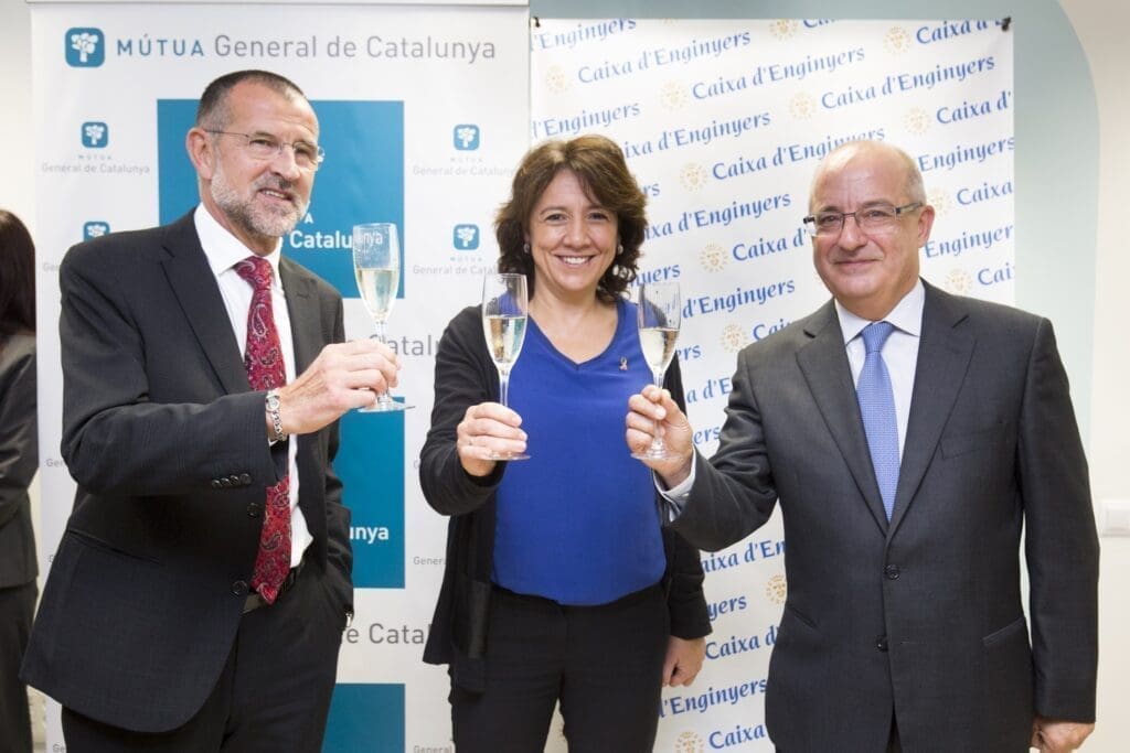 Inauguración de nuevos espacios de Caja de Ingenieros en las oficinas de Mútua General de Catalunya en Vic y Manresa